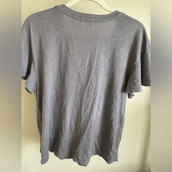 Anthropologie SAMPLE T.La Slate V-Neck Short Sleeve Tee - Image 7