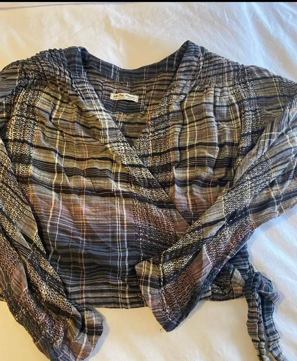 Free People Flannel Top - Image 4