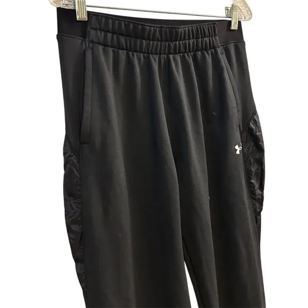 Under Armour Women's Tall‎ Black Sweatpants Size M Casual Relaxed Fit - Image 9