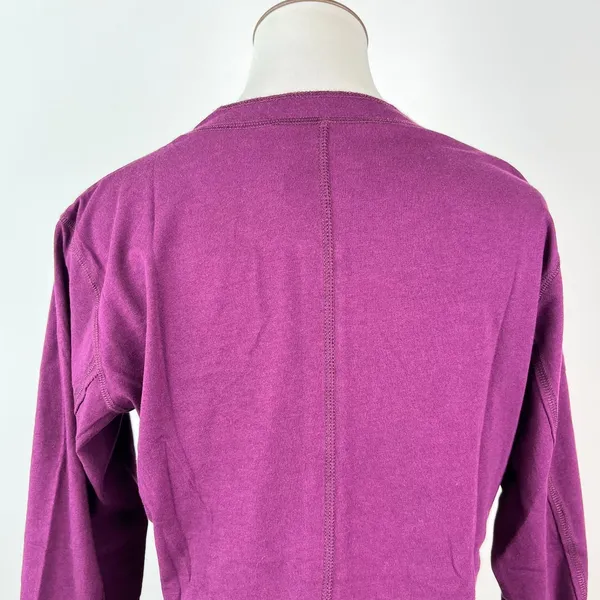 NWOT Johnny Was Anaya Floral-Embroidered Henley Top Tee Long Sleeve T-Shirt M - Image 9