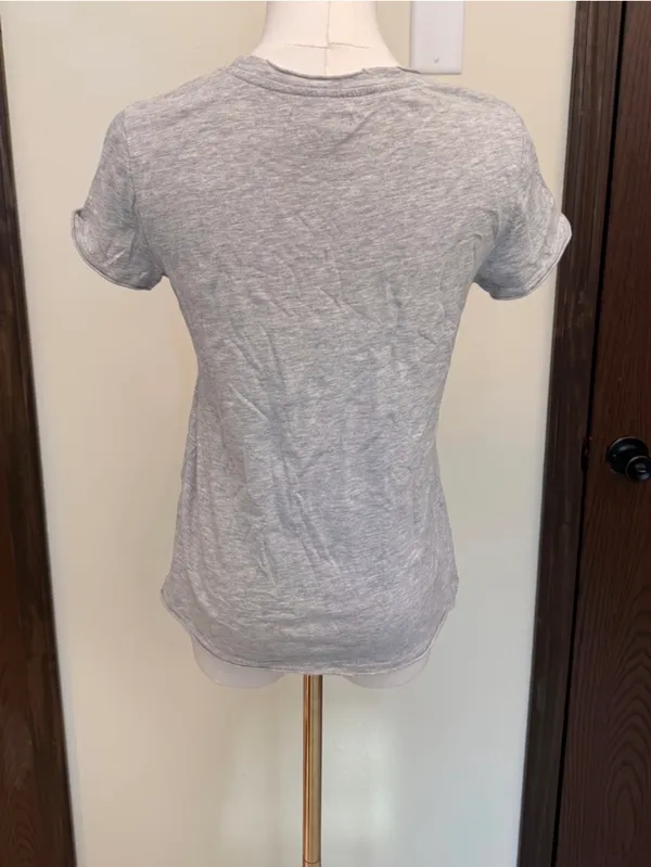 Brave Soul London gray short sleeve basic pocket tee - Image 2