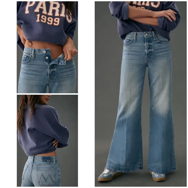 💕MOTHER SUPERIOR💕 The Tomcat Roller Jeans ~ Pretty Is As Pretty Does 30 NWOT - Image 6