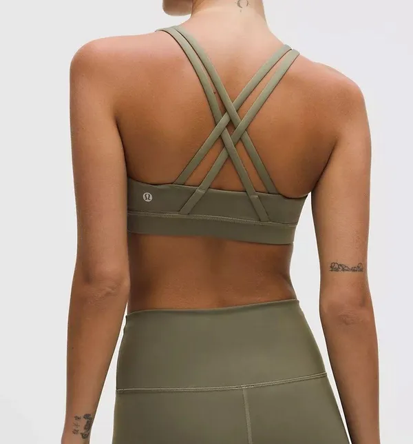Lululemon Energy Bra Luxtreme sports bra Size 6 mustard yellow color - Image 2