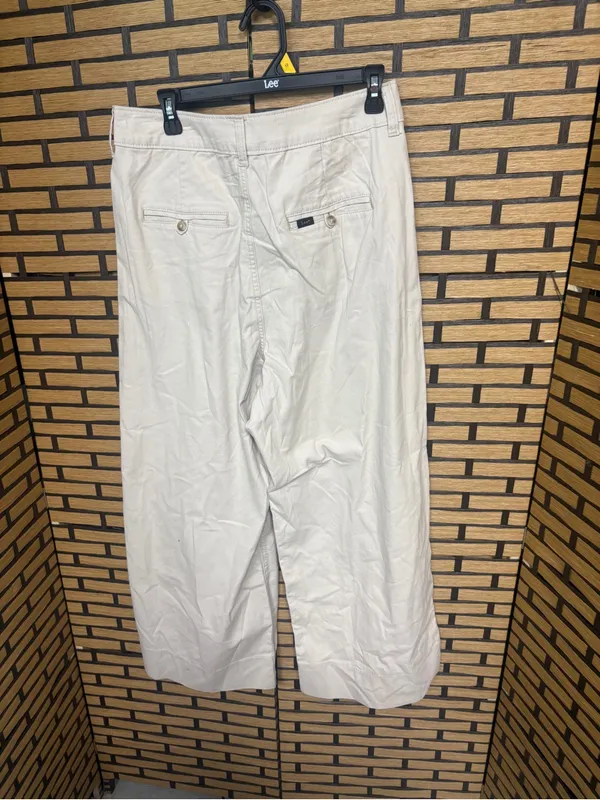 Lee heritage loose fit khaki trouser pants size 12 - Image 3