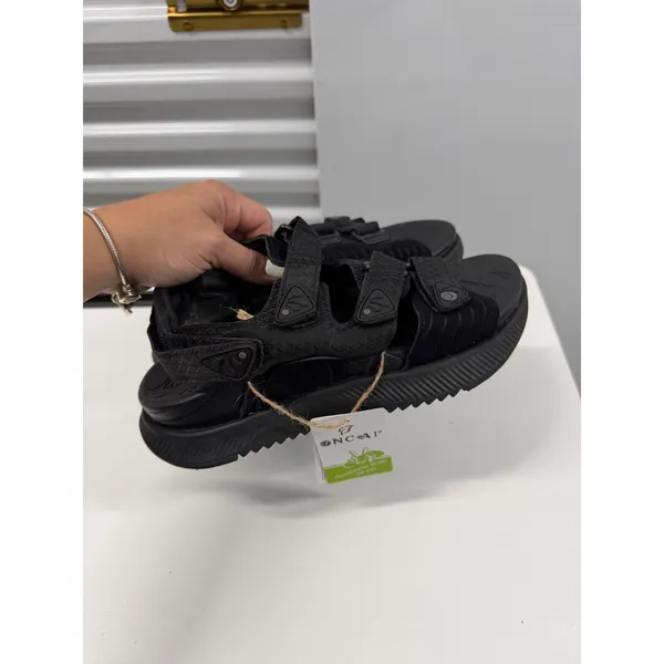 ONCAI Womens Sport Sandals Black Multi Strap Adjustable Platform Shoes US 8 NEW - Image 10