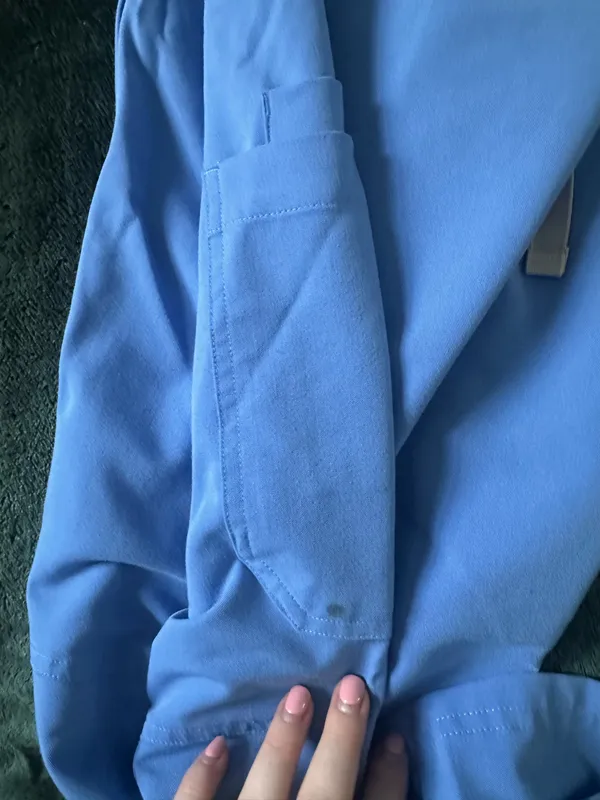 FIGS Scrub Pants Kade Cargo Ceil Blue - Image 4