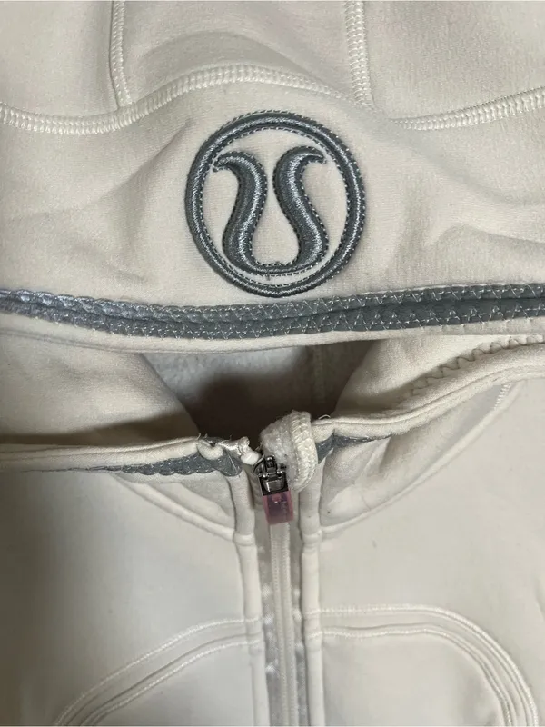 Lululemon Uba Hoodie Reflective Polar Cream-Creamsicle Pop Sz 4 Special Edition - Image 2