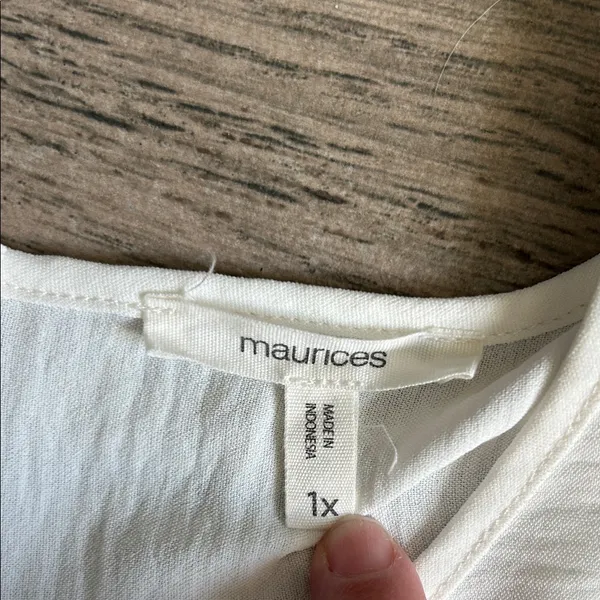 Maurices Classic White Blouse - Image 2