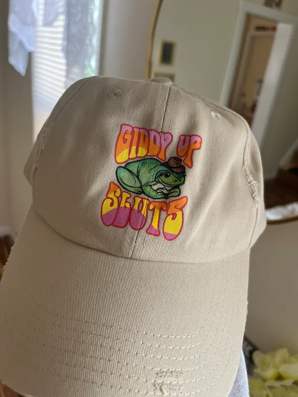The Vintage Shop Distressed Baseball Hat - Image 2