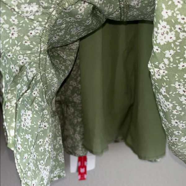 Cider Ditsy Floral Tie‎ Shoulder Mini Dress Size Small - Image 5