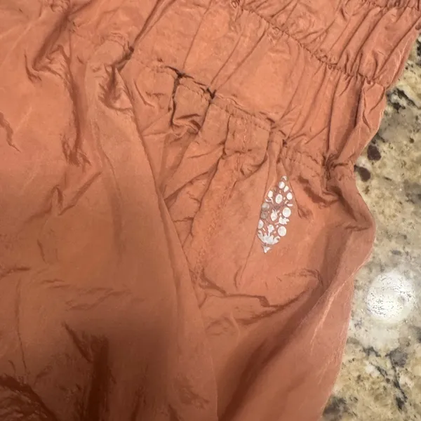 Free people movement FP women's the way home Shorts peach size small - Image 2