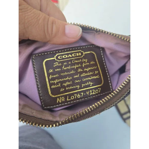 Coach Signature 41207 Swingpack Crossbody Shoulder Handbag Purse - Image 7
