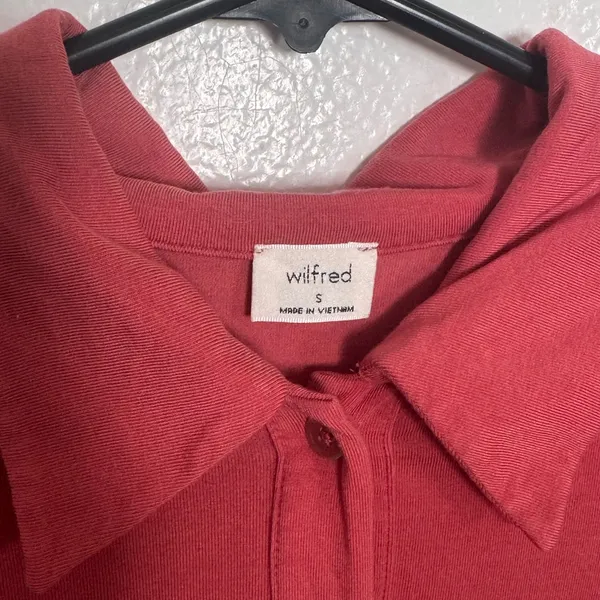 Wilfred Orange Button-Down Shirt - Image 4