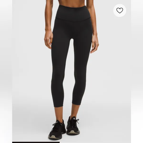 Lululemon wunder train high rise crop 23” black leggings - Image 6