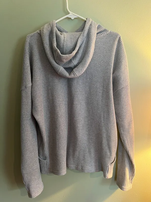 Waffle Knit Hoodie - Image 2