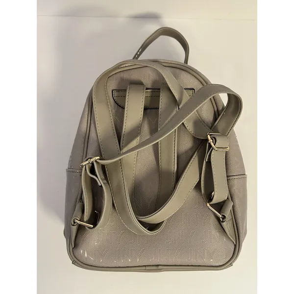 Jones New York JNY Mini Backpack Dusty Lavender Taupe Monogram Purse - Image 5