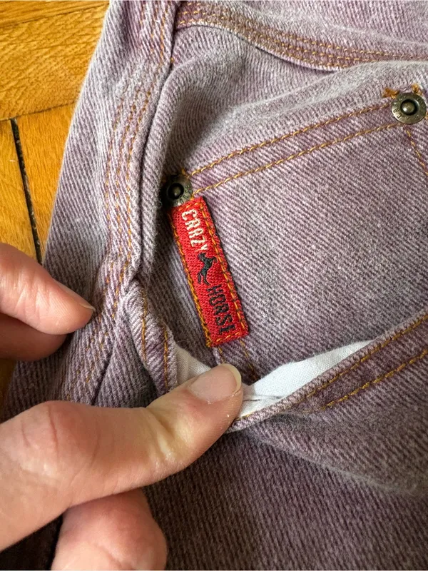 🐎 vintage crazy horse jeans 🐎 Purple Size 10 - Image 4