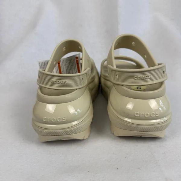 New Crocs Mega Crush Sandal Bone Platform Lug Sole Mens 7 Womens 9‎ Summer Cream - Image 7