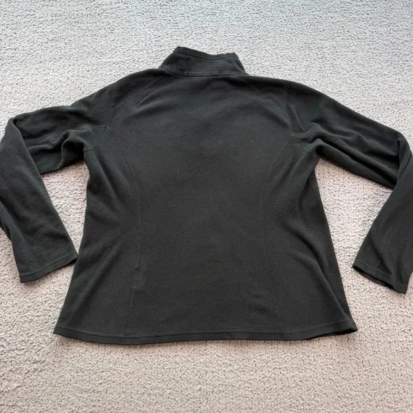 The North Face Womens Black TKA 100 Polartec Quarter Zip Fleece Pullover Size M - Image 2