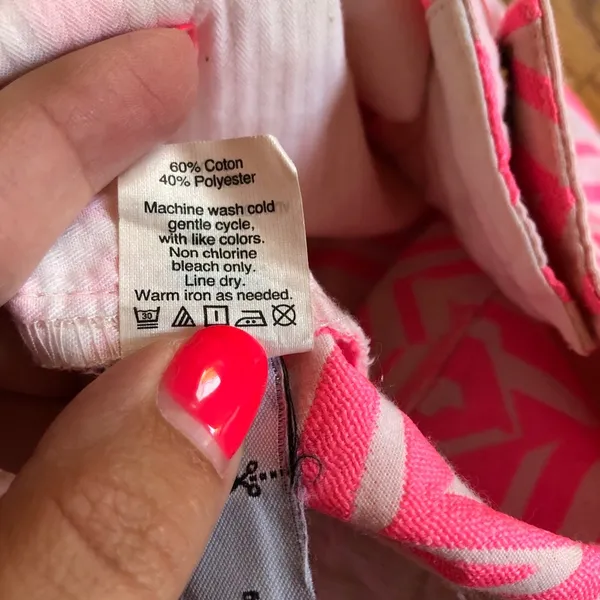 J. Crew neon hot pink tiki shorts size 0 - Image 5