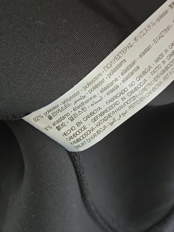 Zara Black Bomber Jacket with High Collar Size XS. - Image 8