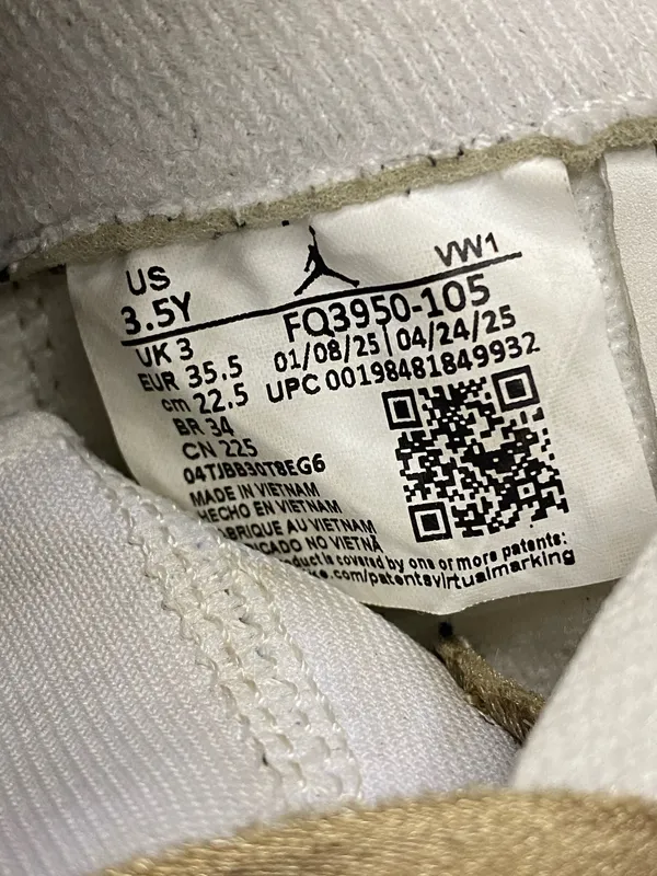 Kids size 3.5 Nike Jordan Spizike Low White Fire Red Desert Camo Men Casual Shoes - Image 8