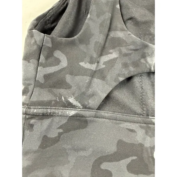 Lululemon Black Camo Stronger As One Long Line Bra Size 4 - Image 4