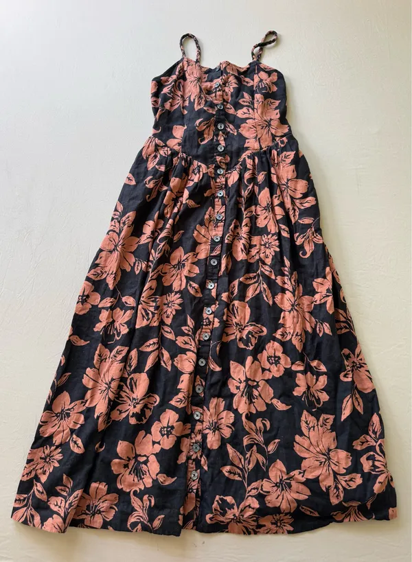 Free People Floral Button Front THE PERFECT SUNDRESS - Image 5