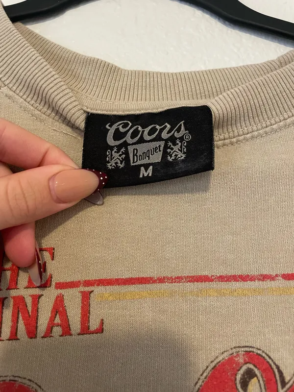 Coors Women'S Og Coors Cowboy Graphic Crewneck Sweatshirt - Image 2