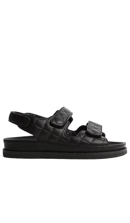 Tony Bianco hiranni quilted sandals black size 39 - Image 3