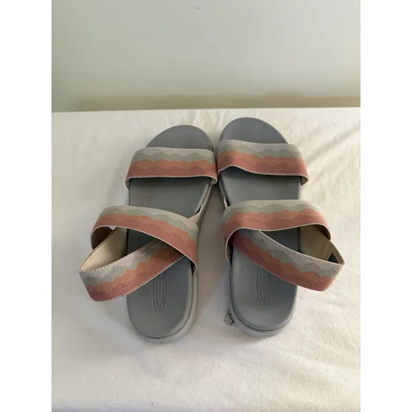 KEEN Elle Backstrap Sandals Womens 7.5 Brick Dust Vapor Comfort Walking - Image 2