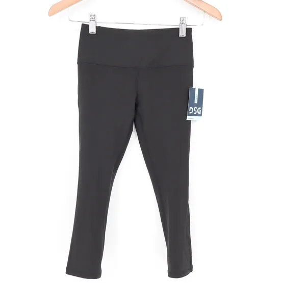 DSG Womens Momentum Capri High Rise Leggings Pure Black Size 2XS NWT - Image 2