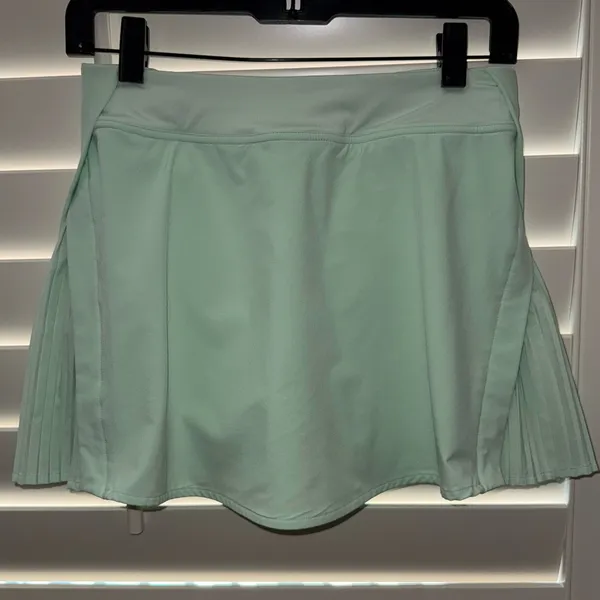 Lululemon Peek Pleat High-Rise Tennis Skirt Mint Moment Size 4 Green Pickleball - Image 4
