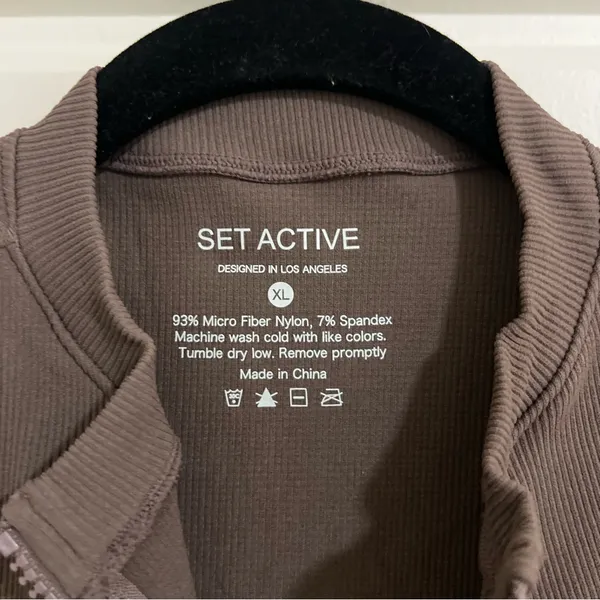 Set Active Cropped Jacket Top - Image 7
