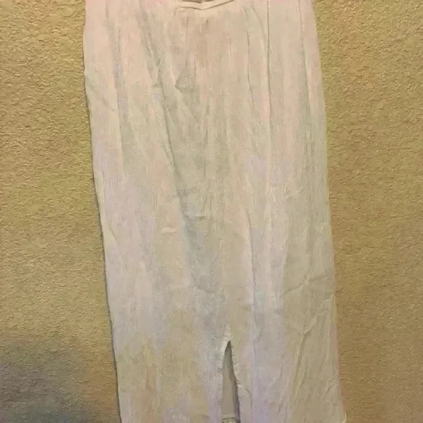 Lila Rose white maxi strapless dress sz XS beach resort vacation crochet bridal - Image 7