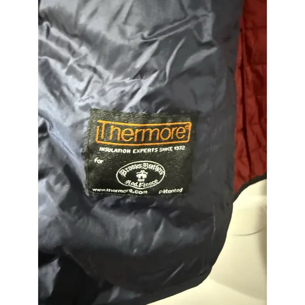 Brooks Brothers Red Fleece Vest Womens‎ S Quilted Packable Puffer Zip Pockets W - Image 4