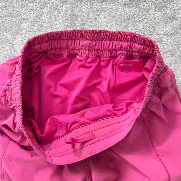 Lululemon Hotty Hot Short II HR 2.5" Women 10 Pink Lychee Running Athletic - Image 5