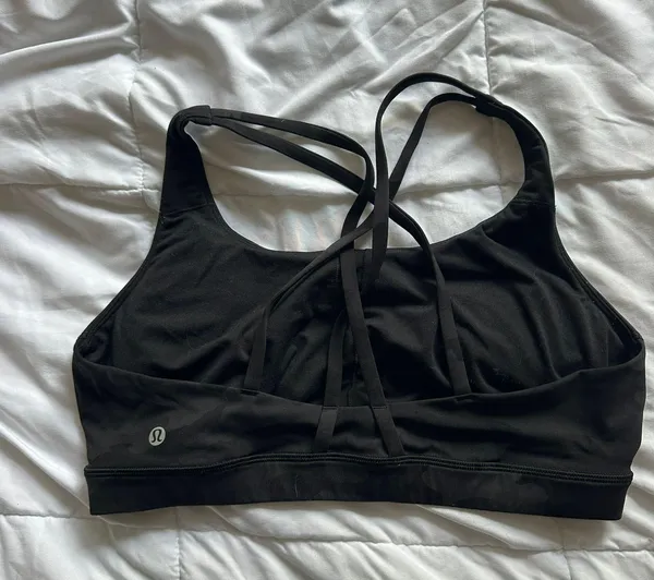 Lululemon Energy Bra Size 14 Black Camo - Image 2