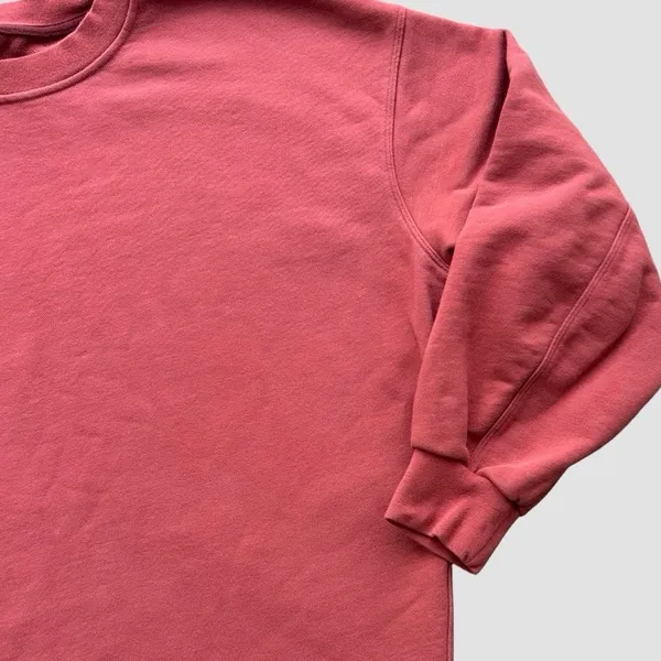 Lululemon Oversized Crewneck Sweatshirt Pink Salmon Women's sz M/L Athleisure - Image 10