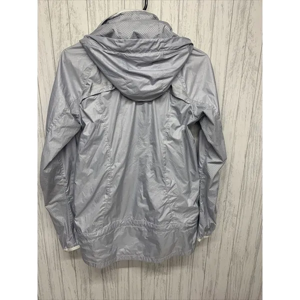 Womens Size 6 Lululemon Pack It Up Light Grey Windbreaker EUC - Image 5