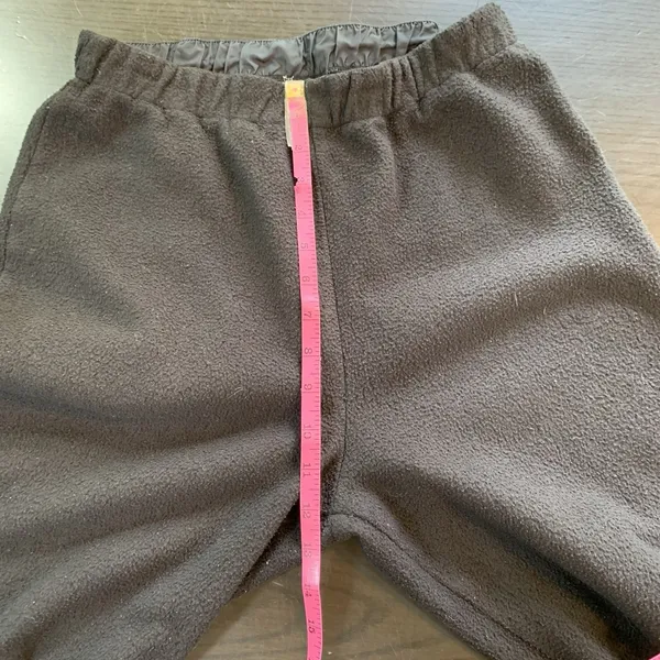 VTG Columbia Black Fleece Jogger Pants Womens Medium Gorpcore Outdoorsy‎ Camping - Image 9