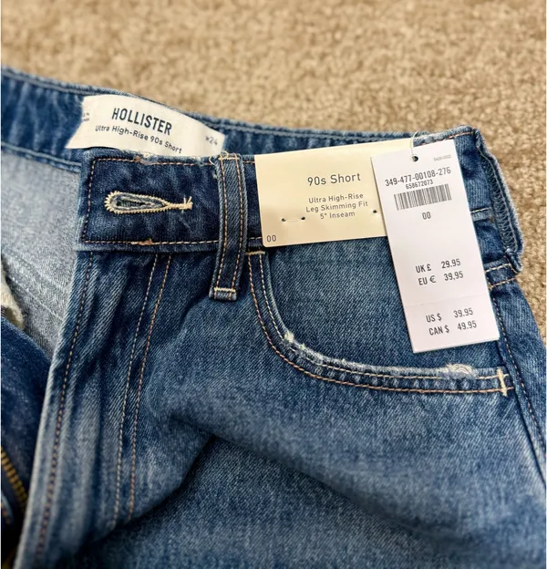Hollister Ultra High-Rise 90s Shorts - Image 4