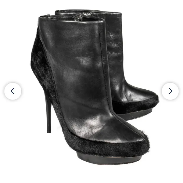 Badgley Mischka Leather and Ponyhair boots - Image 7