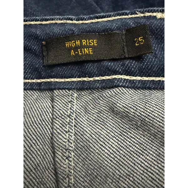 Lee Women's High Rise A-Line Cargo Jeans‎ Pants Size 25 Baggy Rave 90s Wide Leg - Image 9