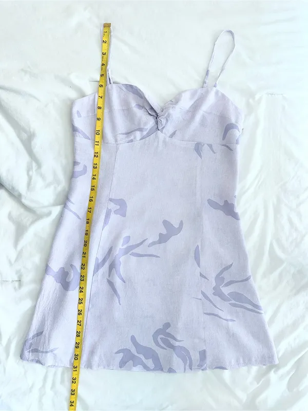 Aritzia Wilfred City Lights Mini Dress – Lavender – S - Image 10