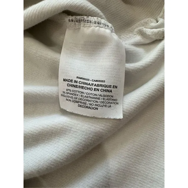 Nike Women's Rally‎ Metallic Fleece Crewneck Sweatshirt Ivory size M - Image 9