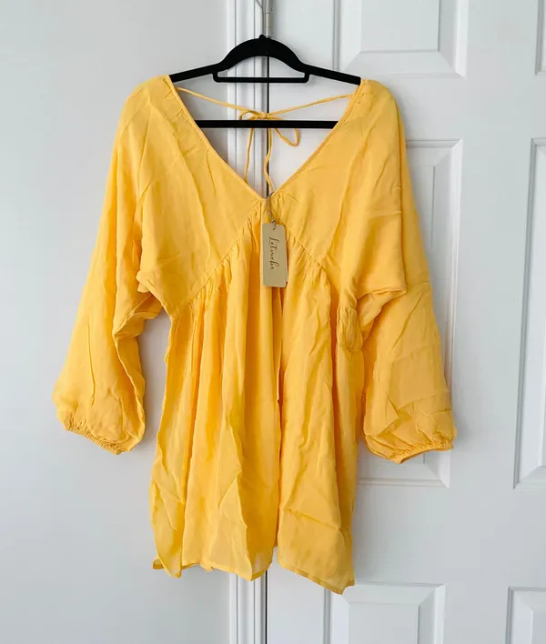 Anthropologie NWT Forever That Girl Flowy Mini Dress, Size S - Image 6