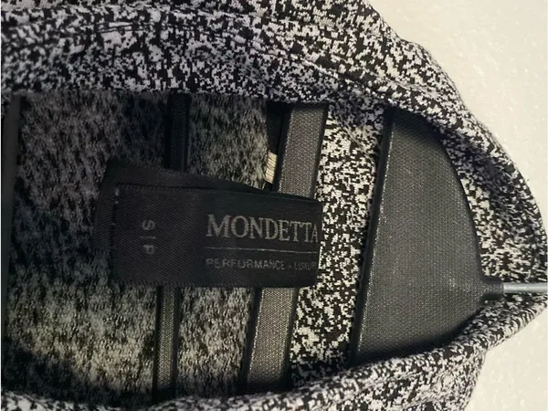 Mondetta Black & Gray Marled Quarter-Zip Pullover - Image 2