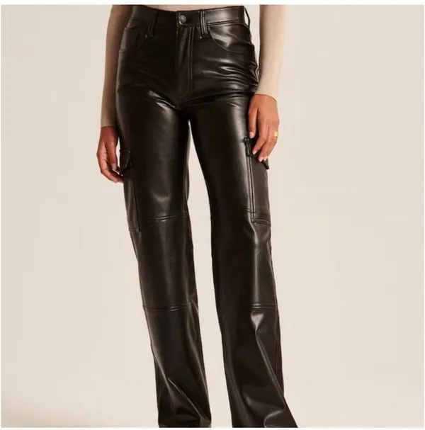 Abercrombie Leather Pants Vegan - Image 5