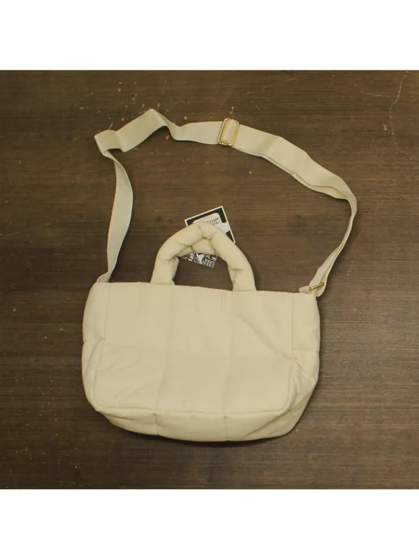 NWT Black History Month Quilted Crossbody Bag 91843108 Cream Off White - Image 4